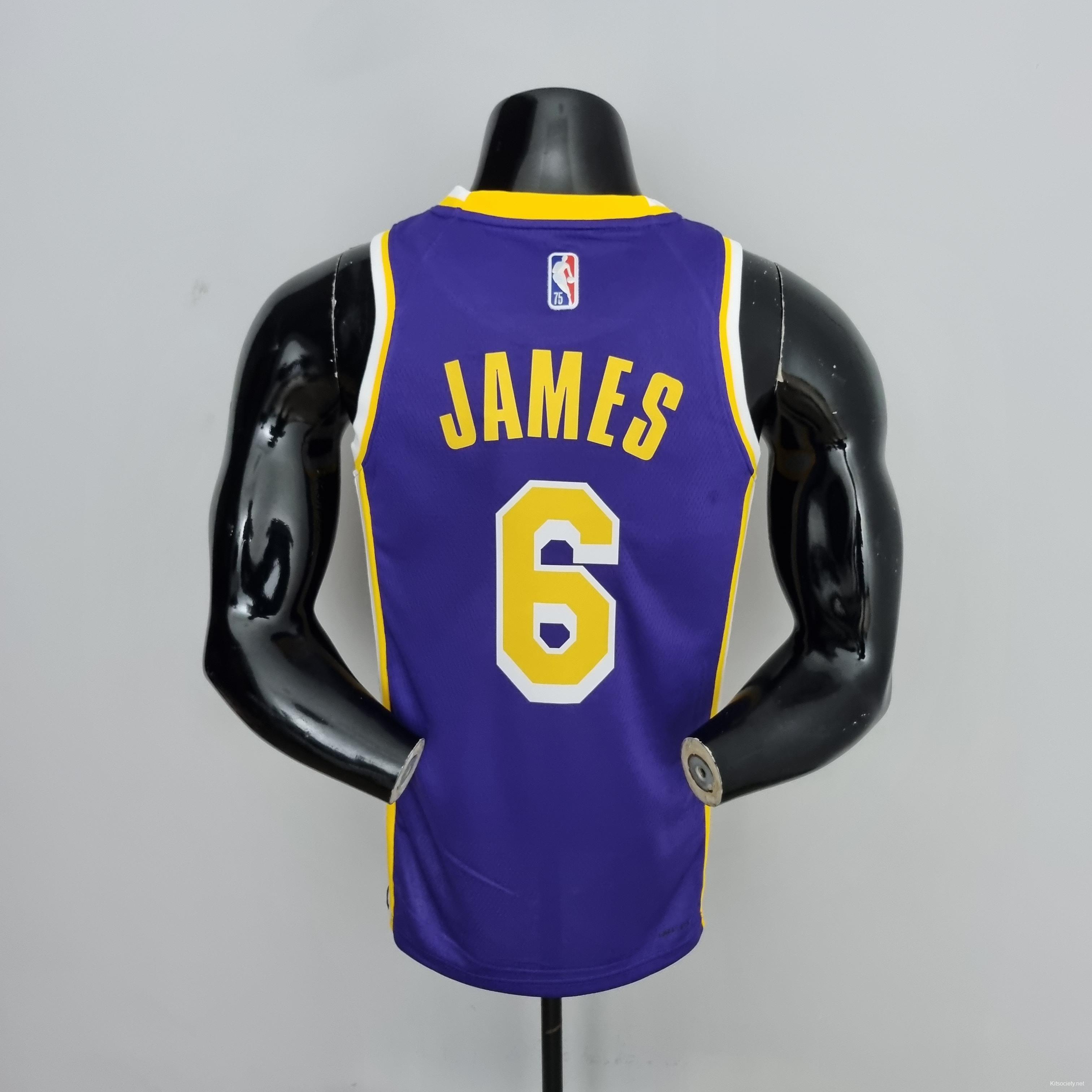 Los Angeles Lakers 75th Anniversary Edition Jerseys
