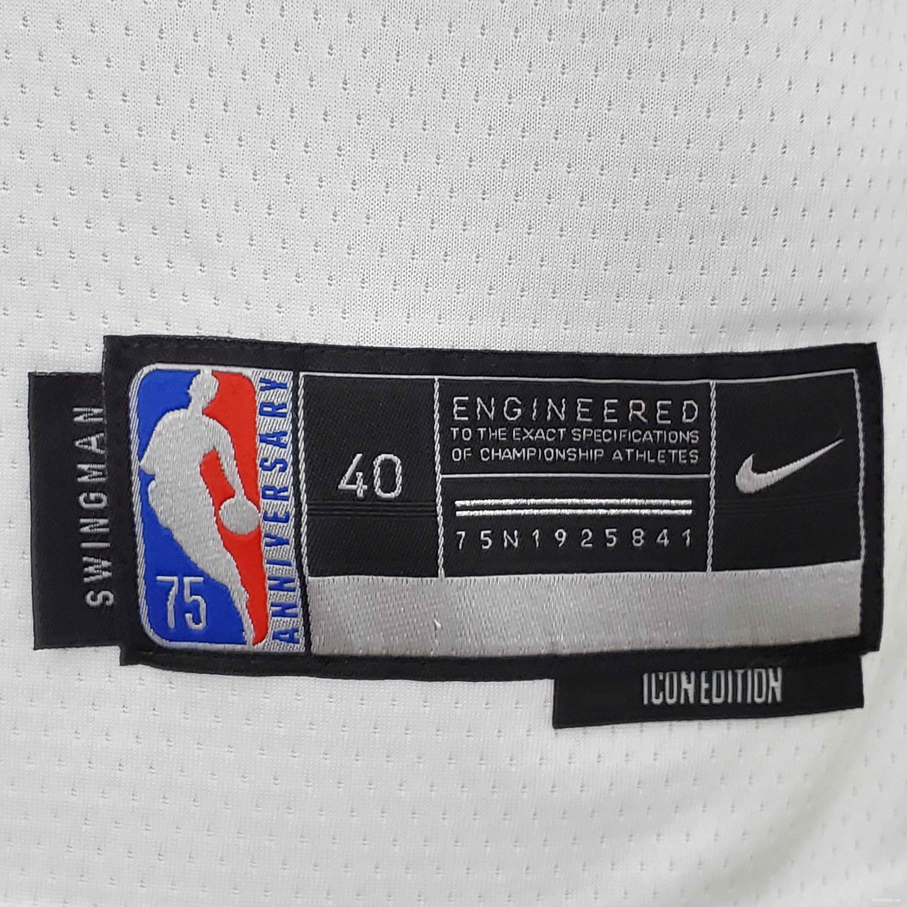 75th Anniversary Philadelphia 76ers EMBIID#21 White NBA Jersey - Kitsociety