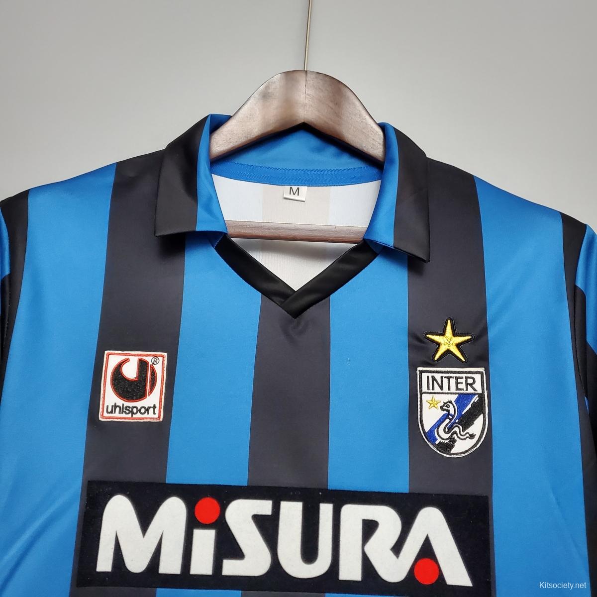 Retro Inter Milan 96/97 Away Soccer Jersey - Kitsociety