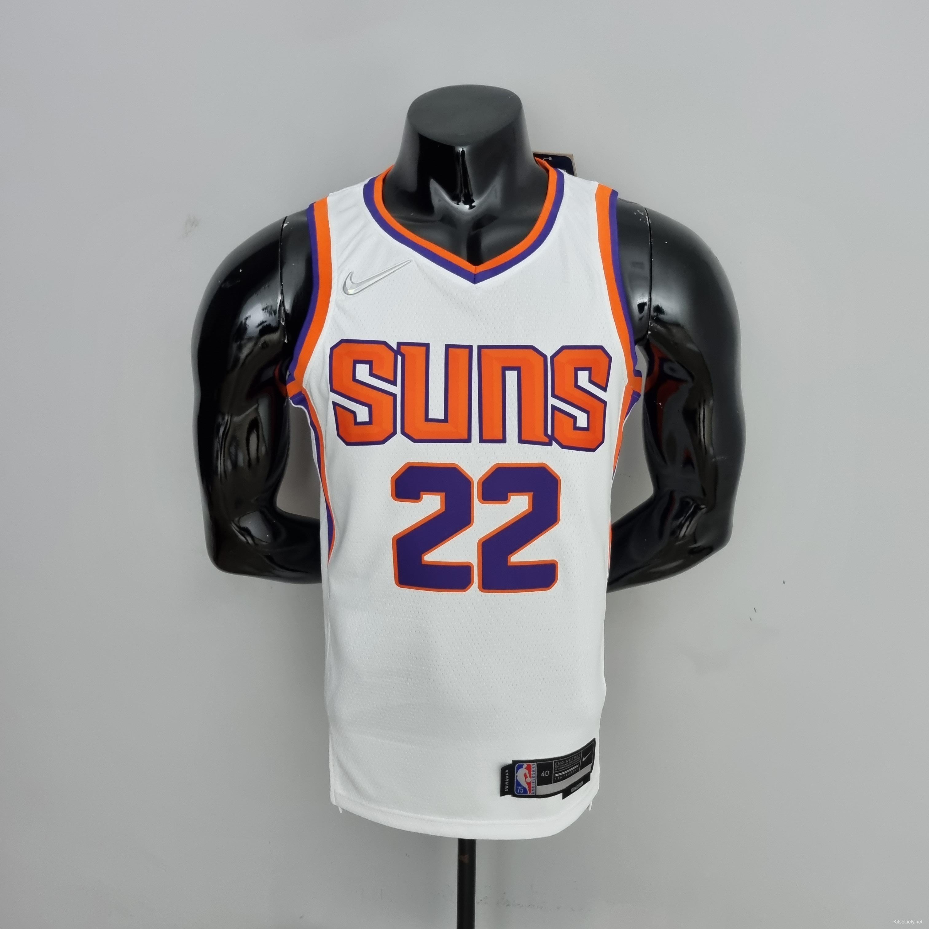 75th Anniversary AYTON#22 Phoenix Suns Jordan Theme Orange NBA Jersey -  Kitsociety