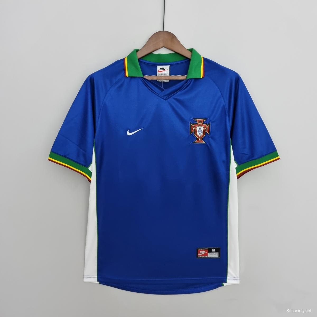 Retro 2006 Brazil Away Blue Jersey - Kitsociety