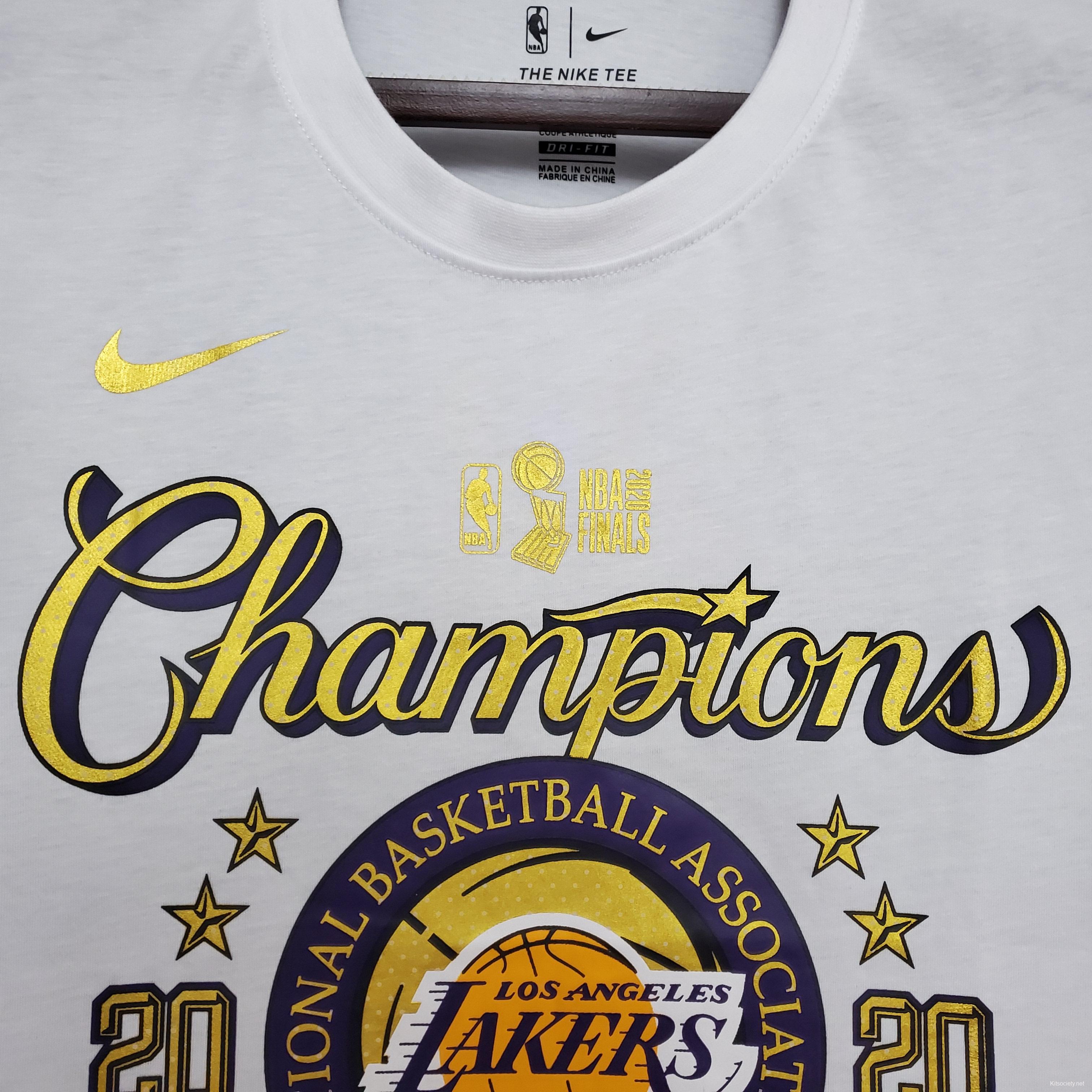 Lakers championship shirt white - Kitsociety