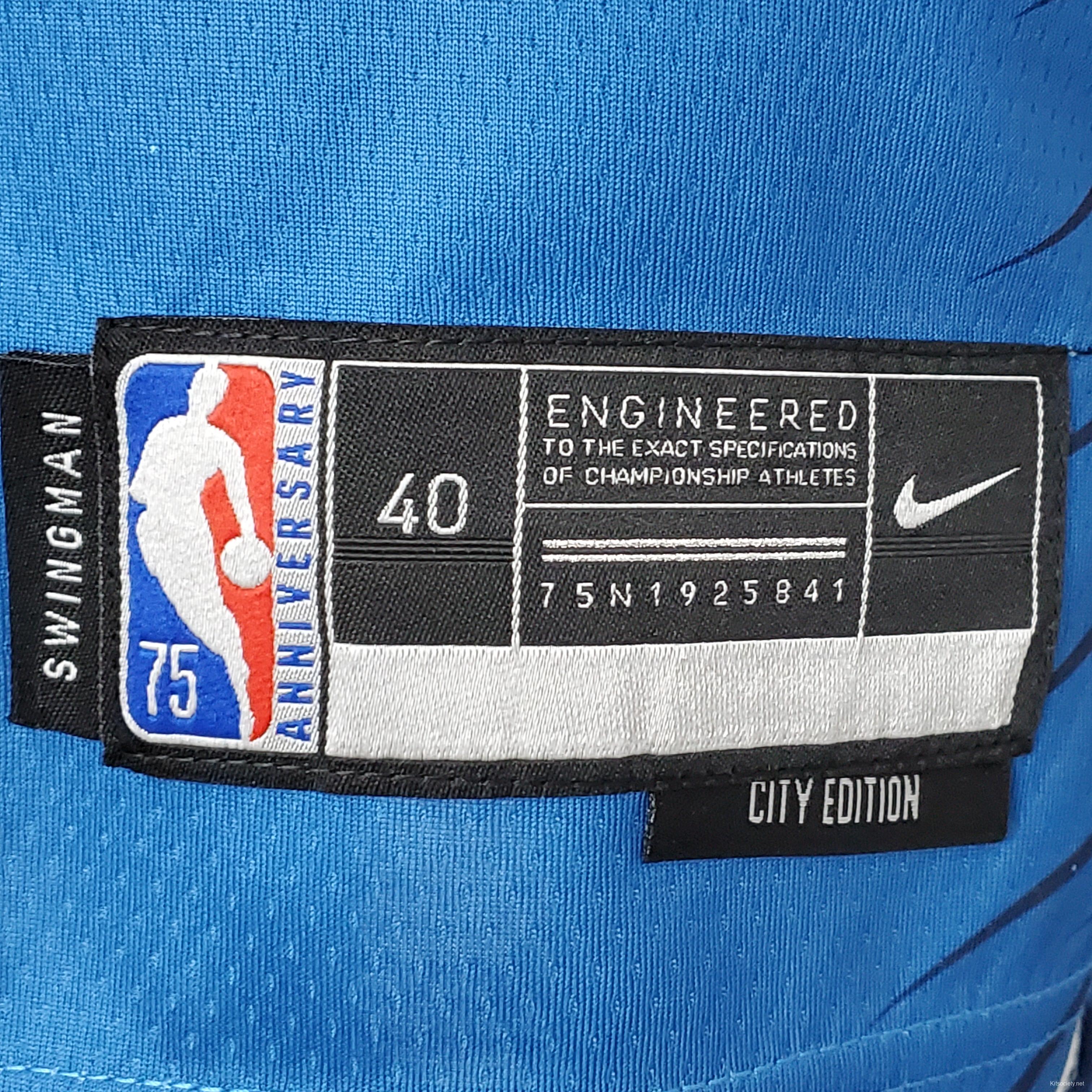 2022 City Edition Minnesota Timberwolves Blue #1 NBA Jersey-311