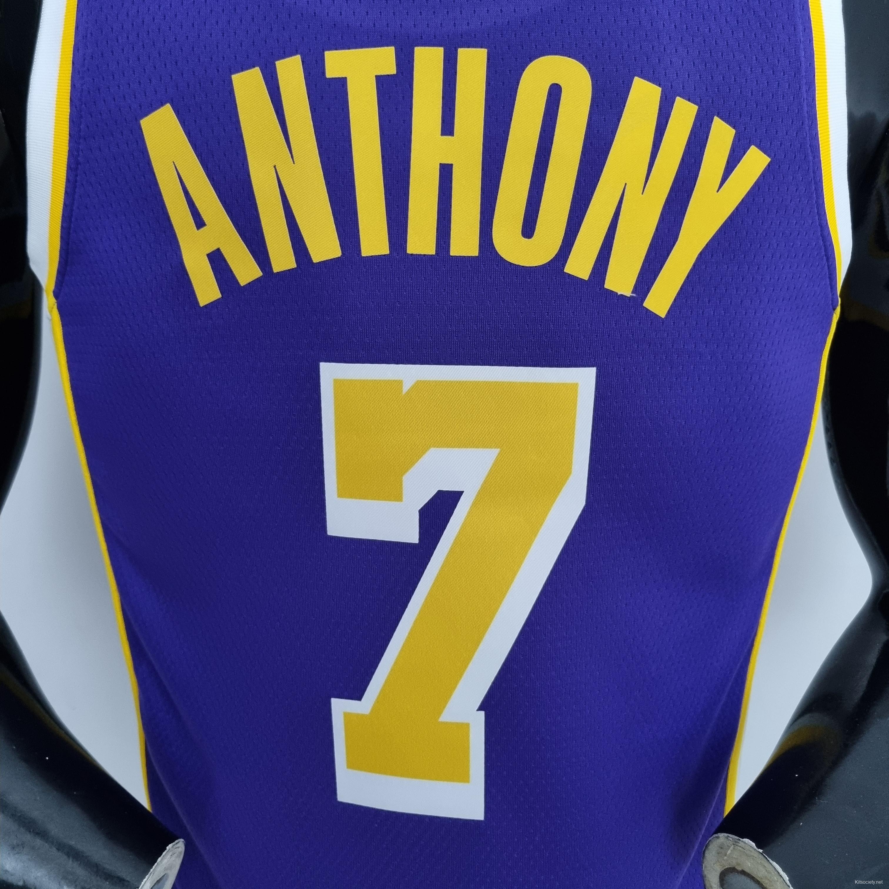 75th Anniversary TOSCANO #95 Los Angeles Lakers Jordan Purple NBA Jersey -  Kitsociety