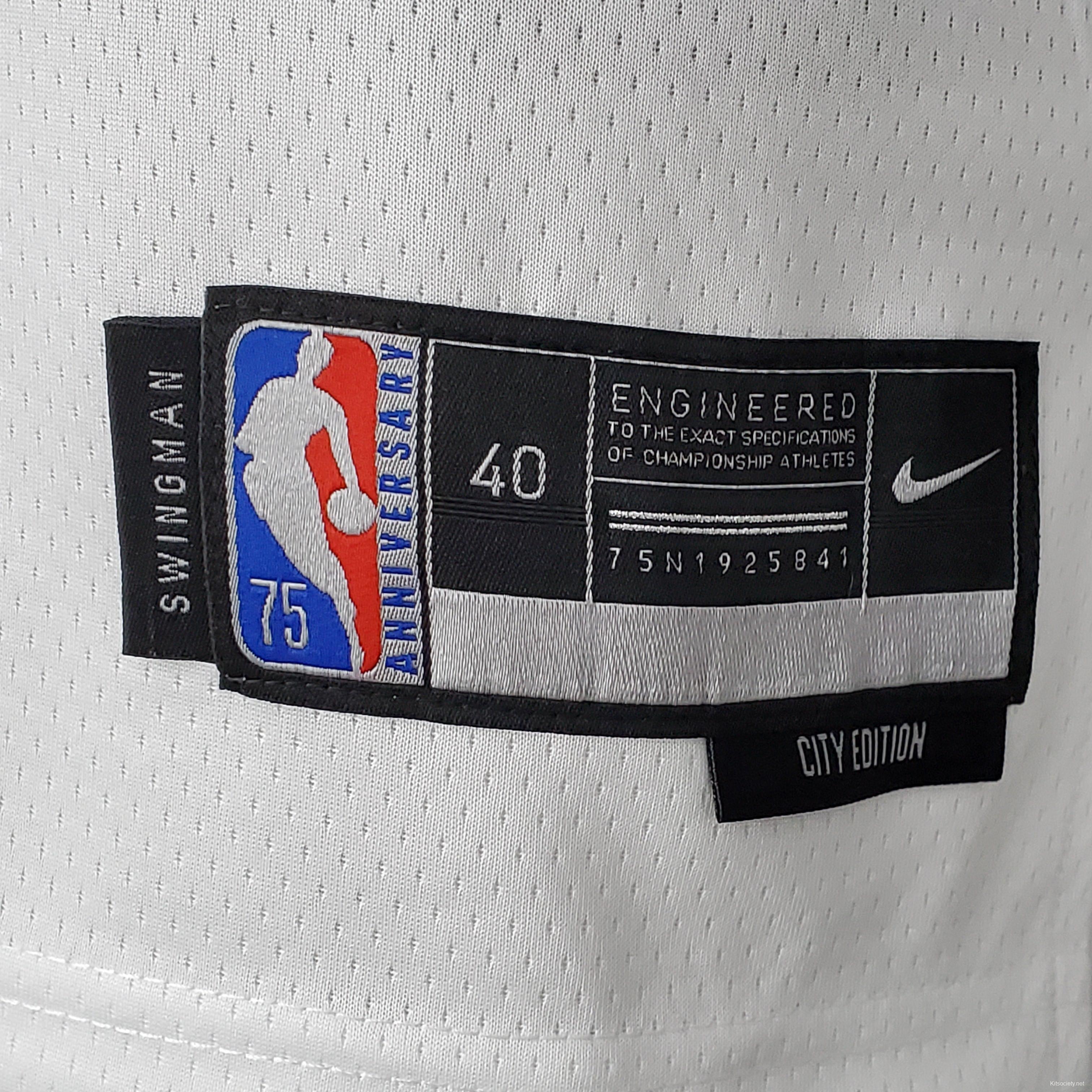 Men's Jordan Brand White 2022 NBA All-Star Game 75th Anniversary Swingman Jersey
