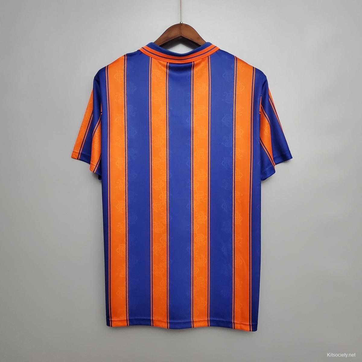 Rangers Third football shirt 1997 - 1998. Sponsored by McEwan's