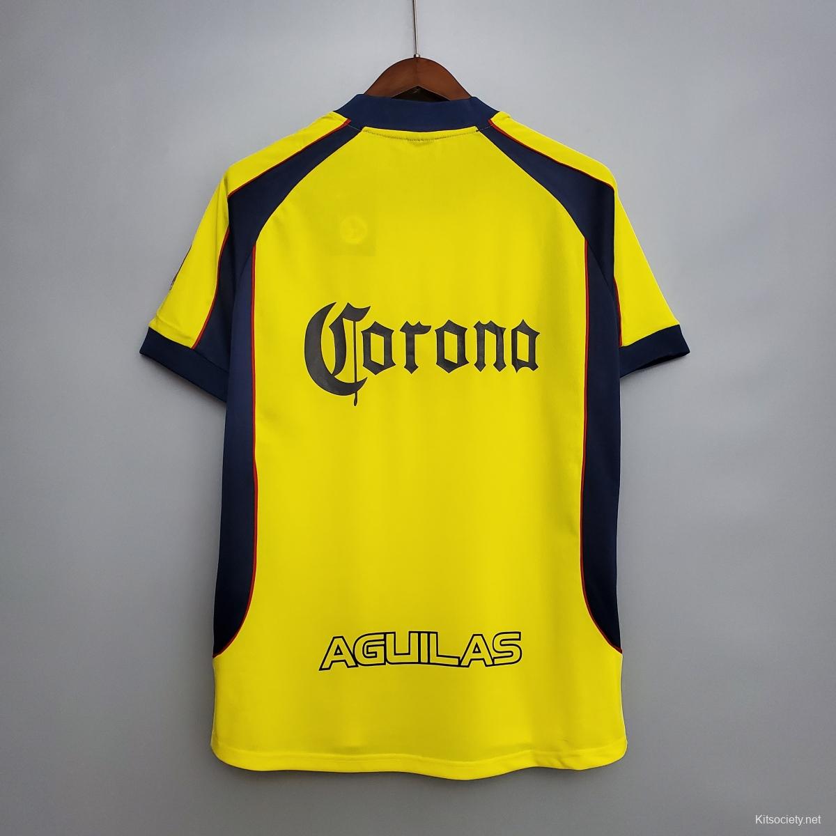 Retro 01/02 Club America home Soccer Jersey - Kitsociety