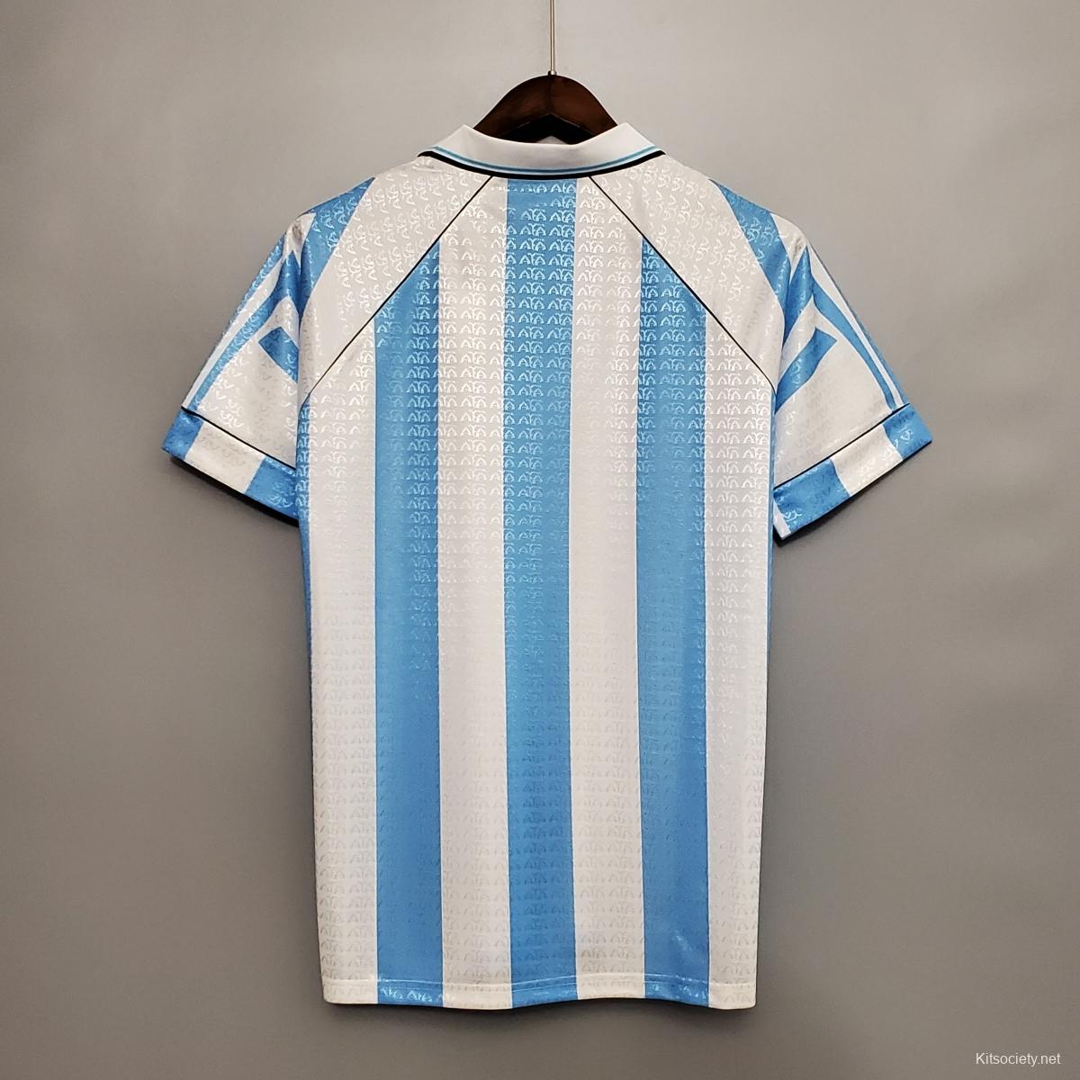 Argentina retro soccer kits