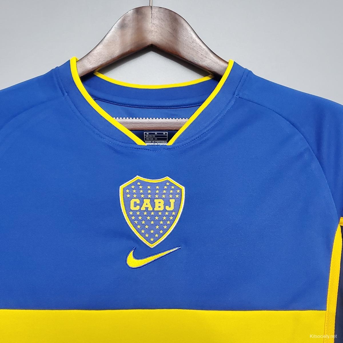 Retro Boca Juniors 1999 home Soccer Jersey - Kitsociety
