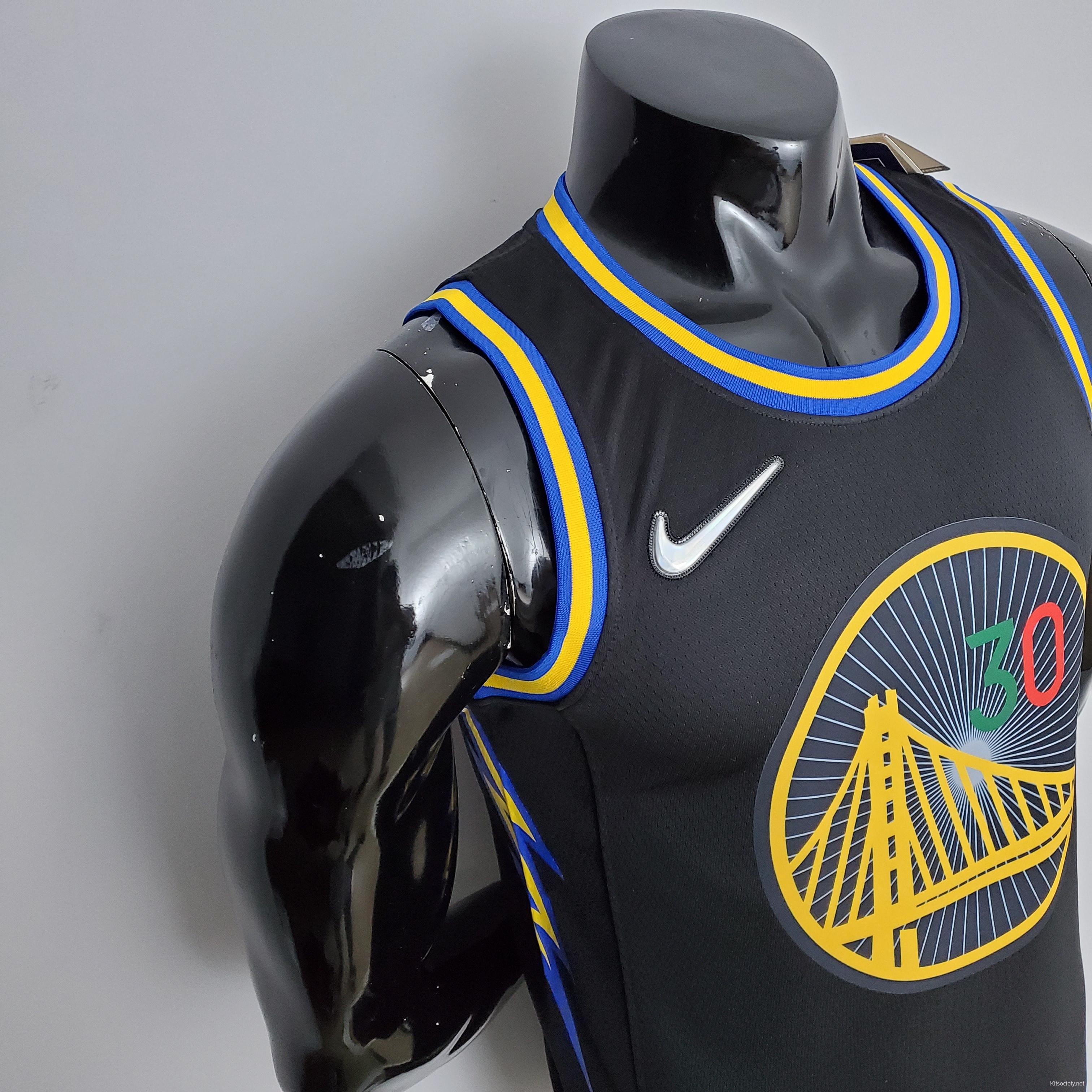 75th Anniversary Golden State Warriors Curry #30 Mexico Edition Blue NBA  Jersey - Kitsociety