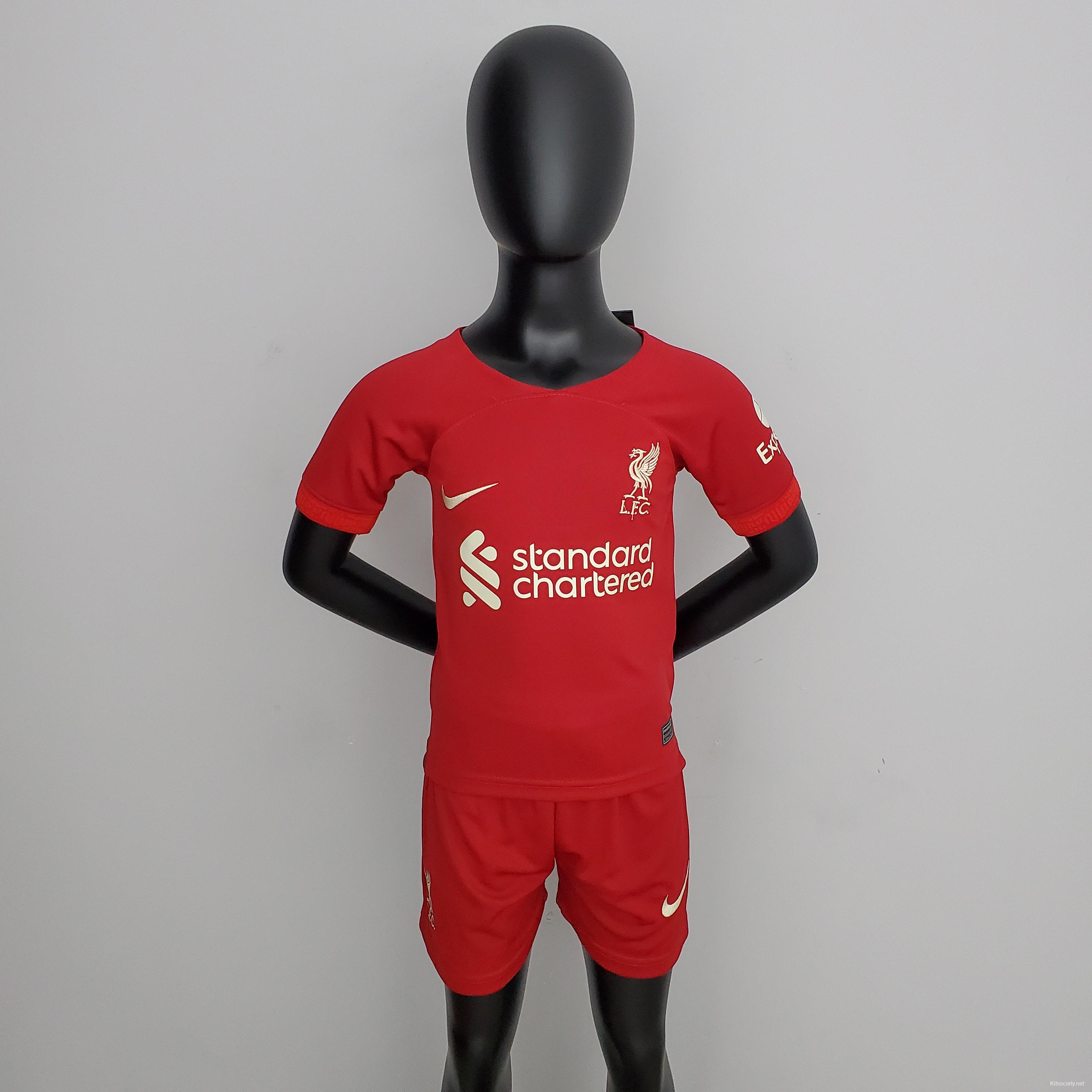 22/23 Liverpool Pre-match Training Jersey Red Vest - Kitsociety