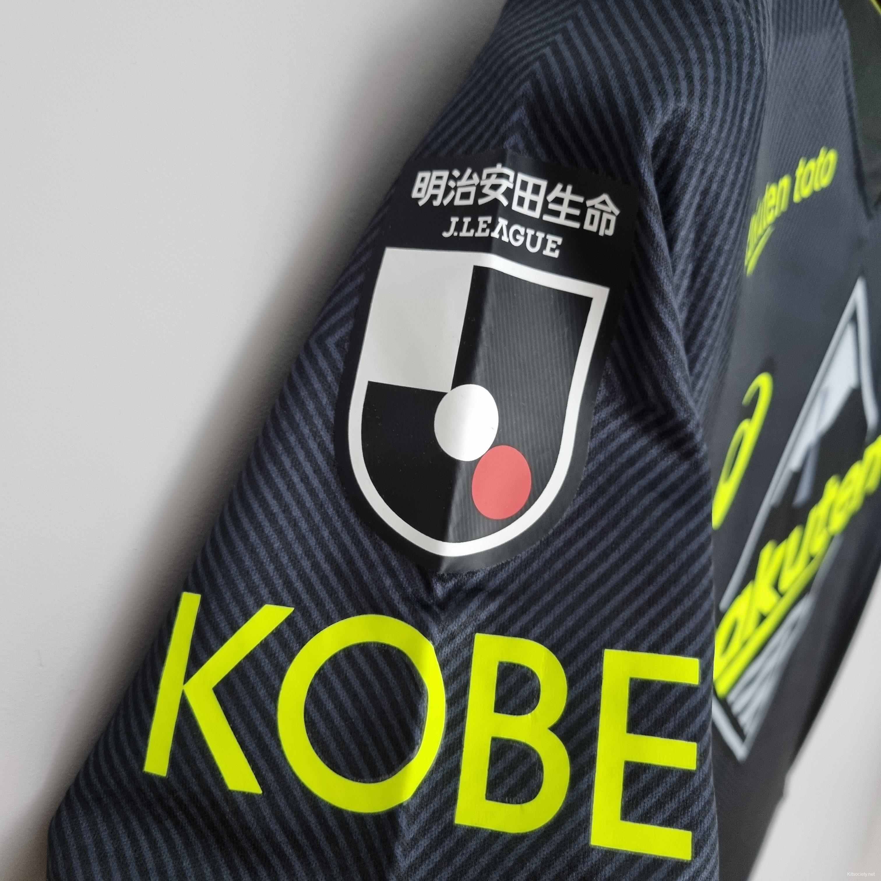 22/23 Kobe Victory away Soccer Jersey - Kitsociety