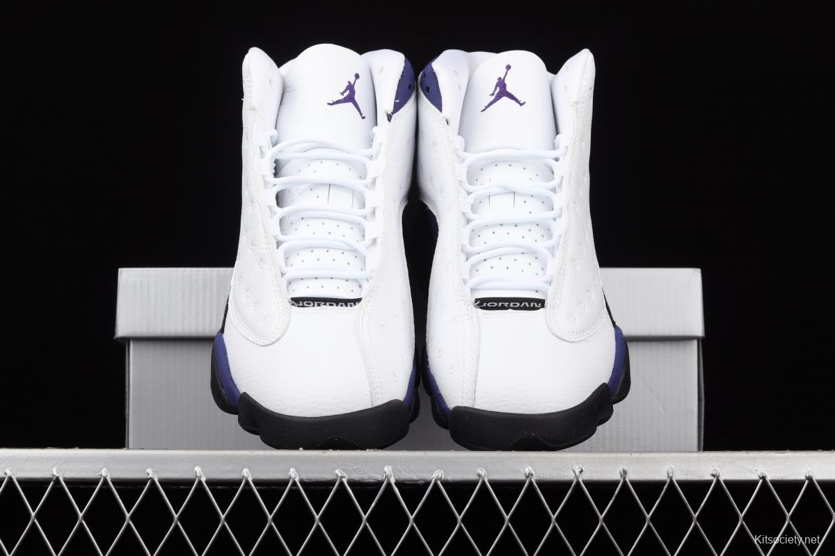 Air Jordan 13 Retro 3 White and purple 414571-105 - Kitsociety