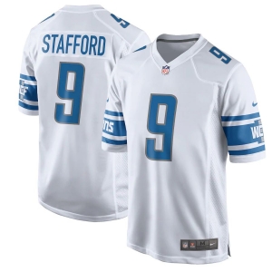 Women's Matthew Stafford Blue Therma Long Sleeve Player Limited Team Jersey  - Kitsociety