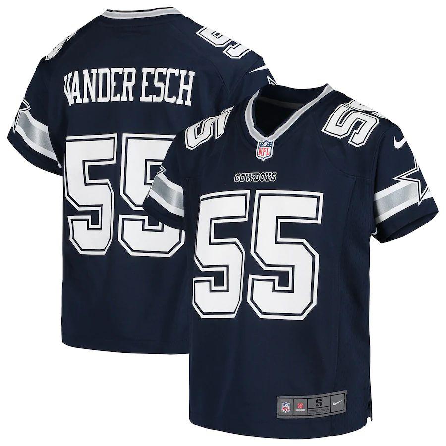 NFL Pro Line Men's Leighton Vander Esch Navy Dallas Cowboys Team Player Jersey