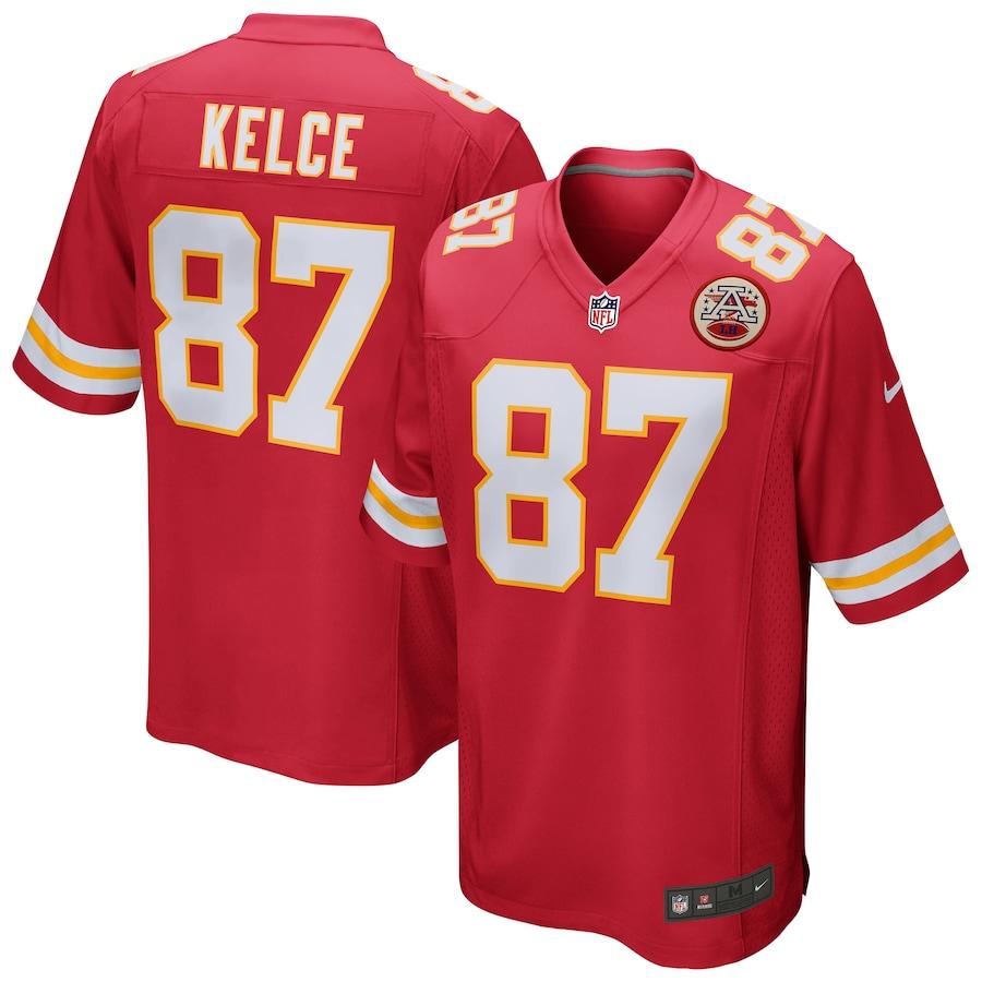 Men's Travis Kelce Red Player Limited Team Jersey - Kitsociety