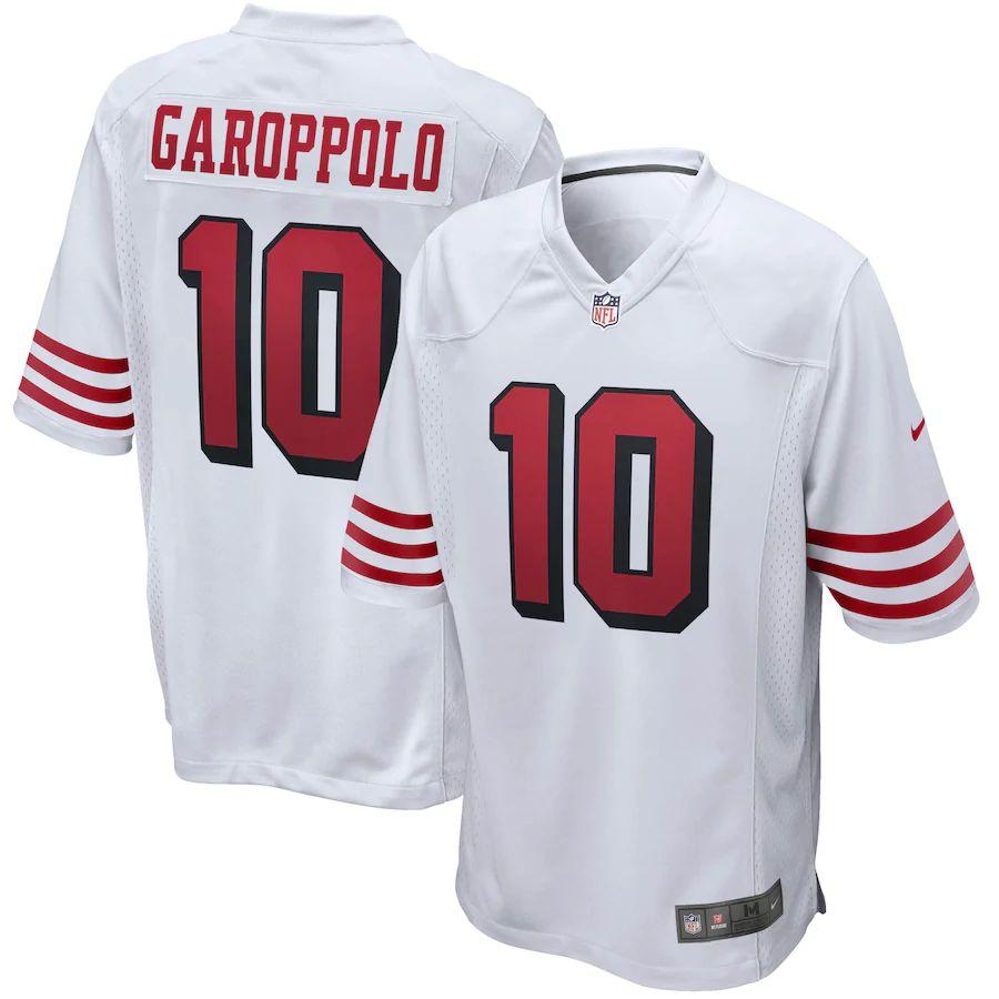 Men's Jimmy Garoppolo White Alternate Player Limited Team Jersey -  Kitsociety