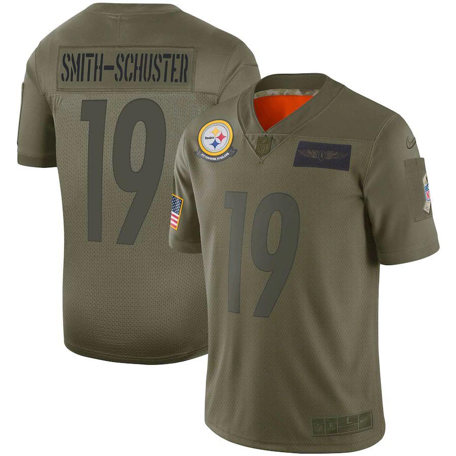 Youth JuJu Smith-Schuster Olive 2019 Salute to Service Player Limited Team  Jersey - Kitsociety