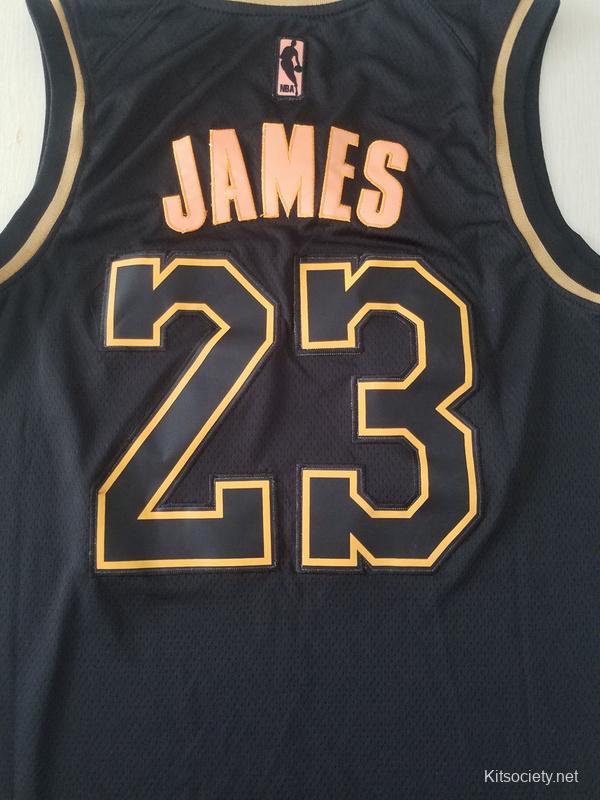 LeBron James 23 Black Golden Edition Jersey - Kitsociety