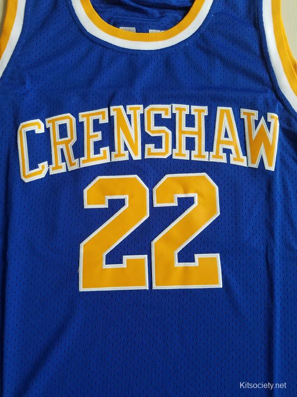 Crenshaw SS Blue Baseball Jersey with Customization Available