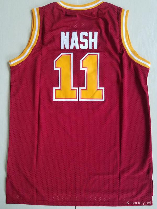 Steve Nash 11 Santa Clara Maroon College Basketball Jersey - Kitsociety