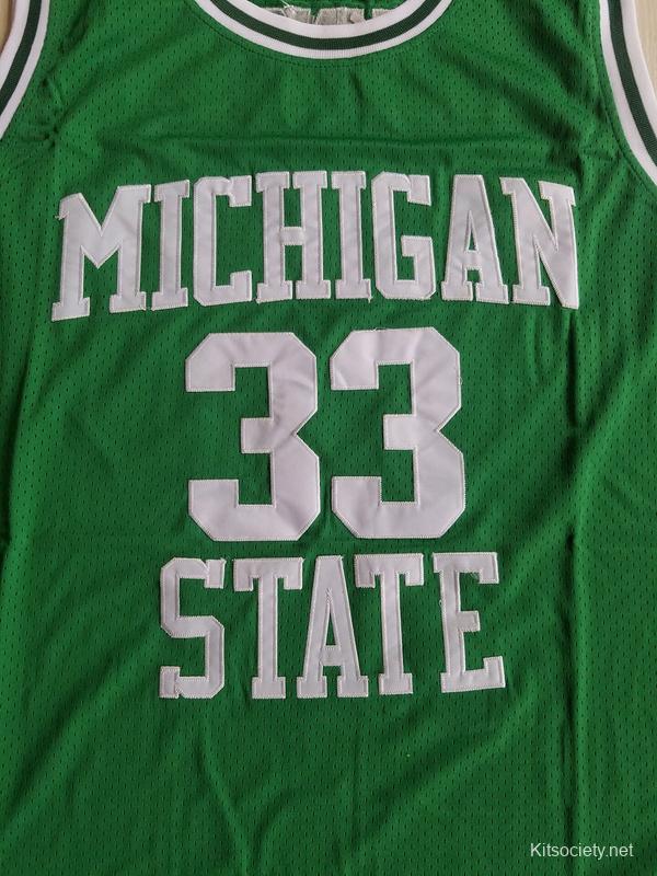 Hardwood Legends 1976-79 Michigan State Spartans Magic Johnson #33 Jersey.