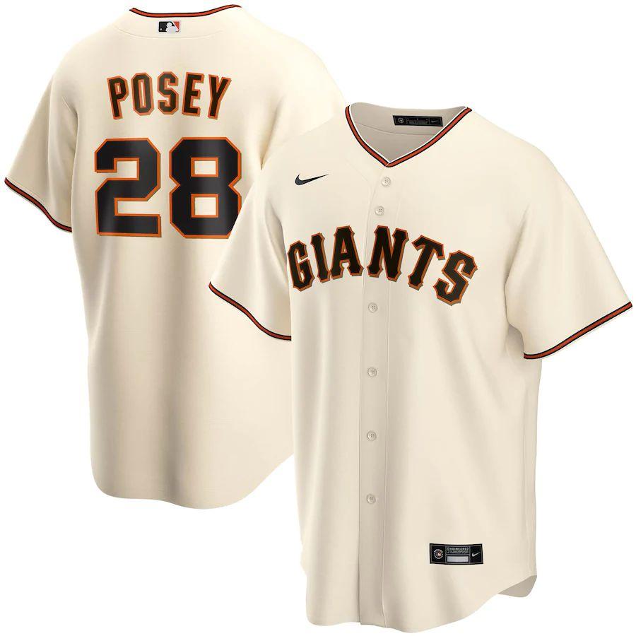 Youth Buster Posey Gray Road 2020 Player Team Jersey - Kitsociety