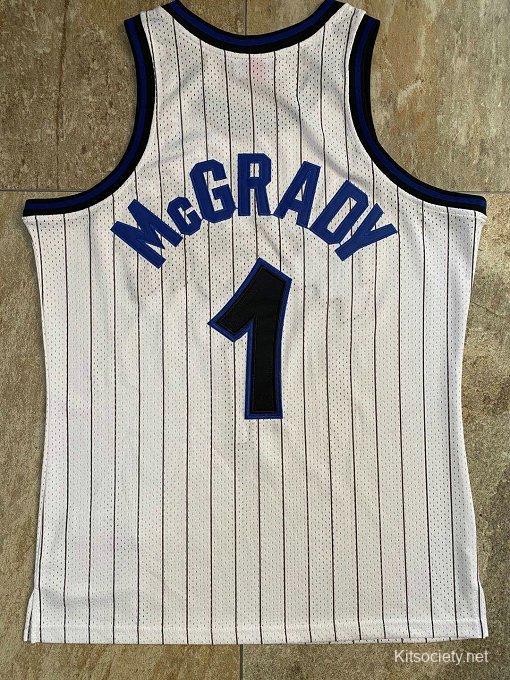 Men's Tracy McGrady Black And White Retro Classic Team Jersey