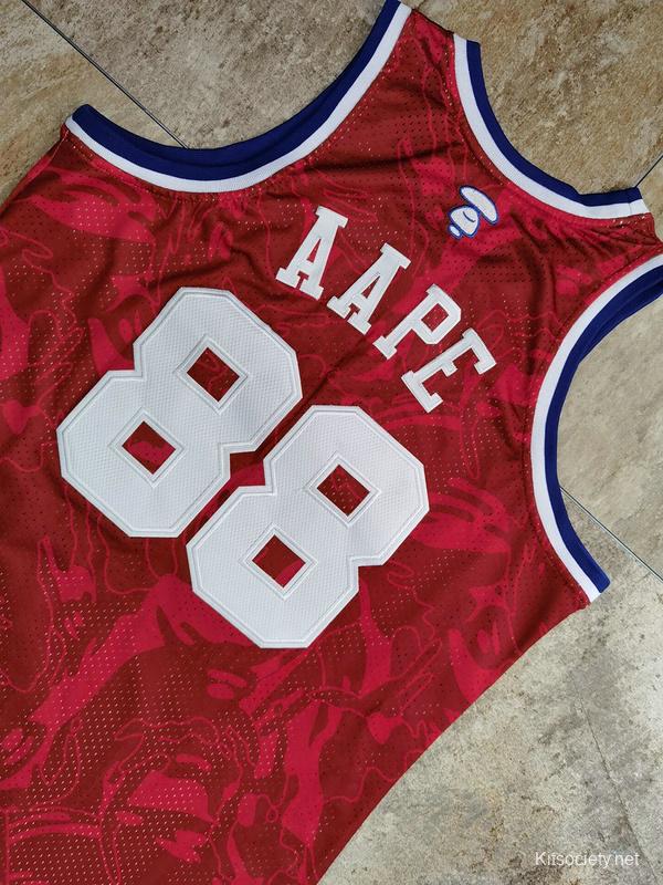 A Bathing Ape Aape x Mitchell & Ness Swingman All-Star 1988 Jersey 'White