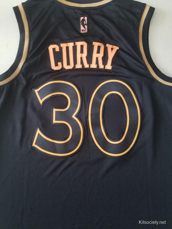 GOLDEN STATE WARRIORS BLACK ALL STAR JERSEY STEPHEN CURRY- YOUTH BLACK