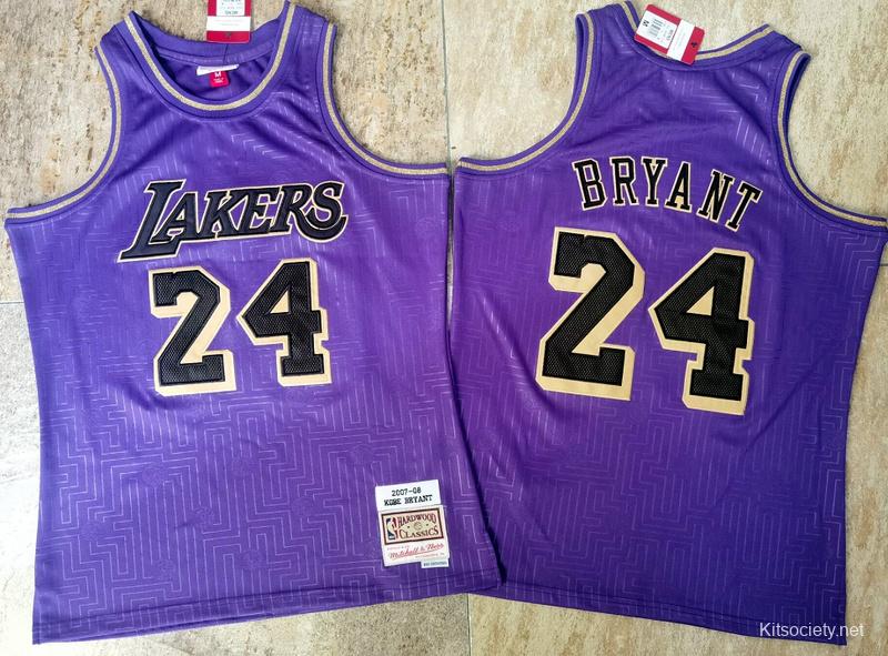 75th Anniversary BRYANT#24 Los Angeles Lakers Jordan Purple NBA Jersey -  Kitsociety