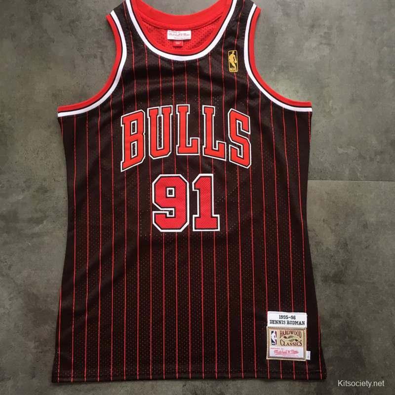 Men's Dennis Rodman Red Retro Classic Team Jersey - Kitsociety