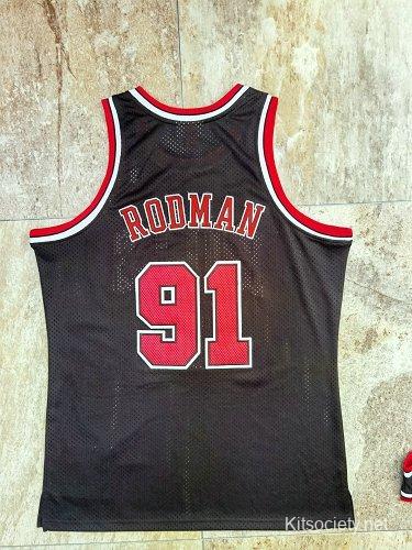 Men's Dennis Rodman Red Retro Classic Team Jersey - Kitsociety