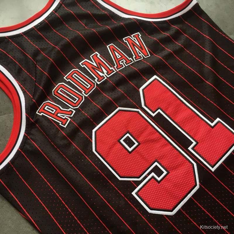 Men's Dennis Rodman Red Retro Classic Team Jersey - Kitsociety