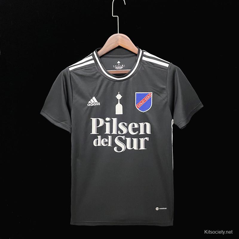 22/23 Colo Colo Commemorative Edition Black Gold Soccer Jersey - Kitsociety