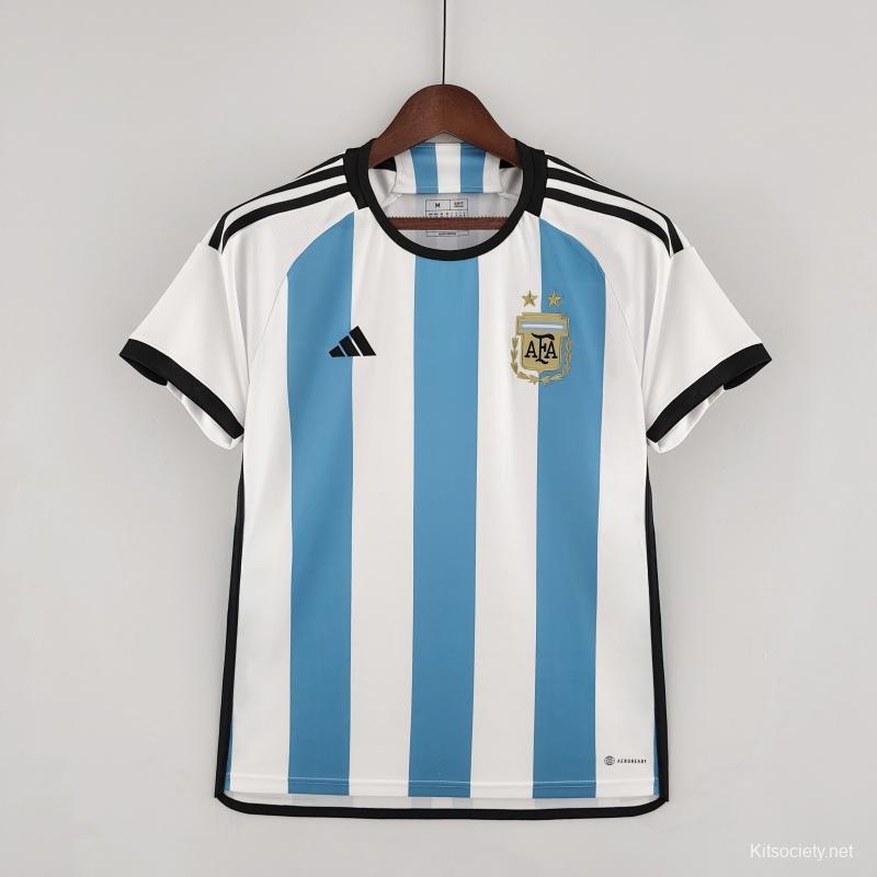 Argentina Messi World Cup 2022 Jersey World cup - Depop