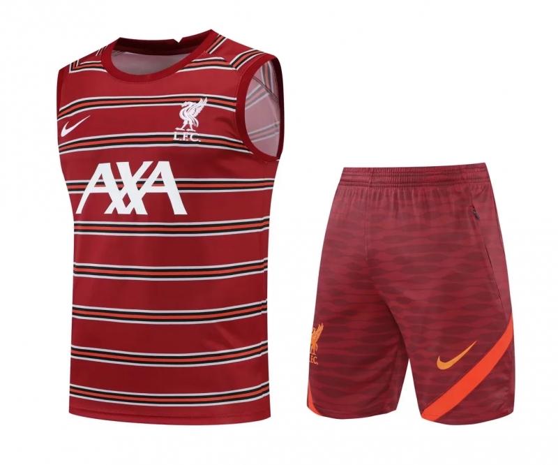 Liverpool Pre-Match Jersey Kit 2022/23 Kids(Jersey+Shorts