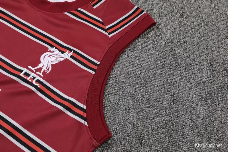 Liverpool Pre-Match Jersey Kit 2022/23 Kids(Jersey+Shorts