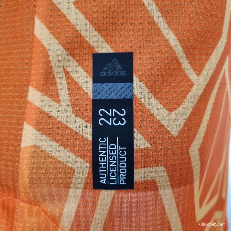 22-23 Arsenal orange Goalkeeper Player Jersey