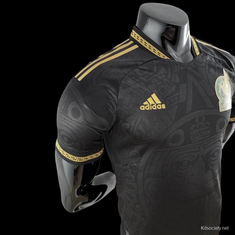 Player Version 2022 Mexico Special Edition Black Jersey - Kitsociety