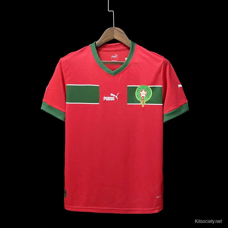 PUMA MOROCCO 2022 HOME JERSEY (RED)