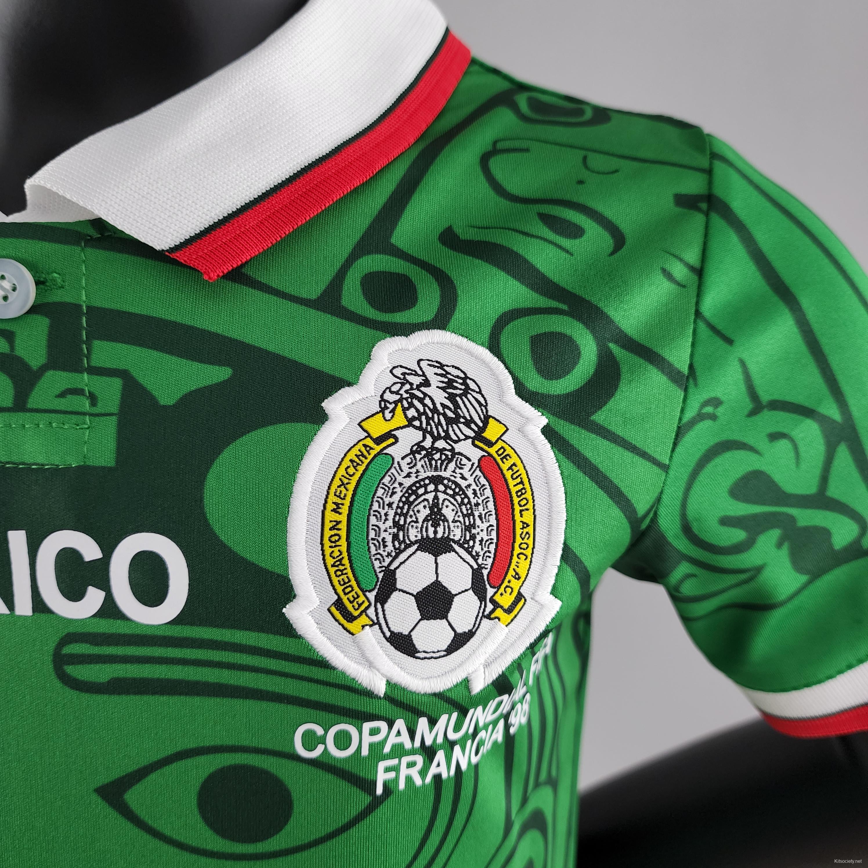 2022 Women's Mexico Home Soccer Jersey - Kitsociety