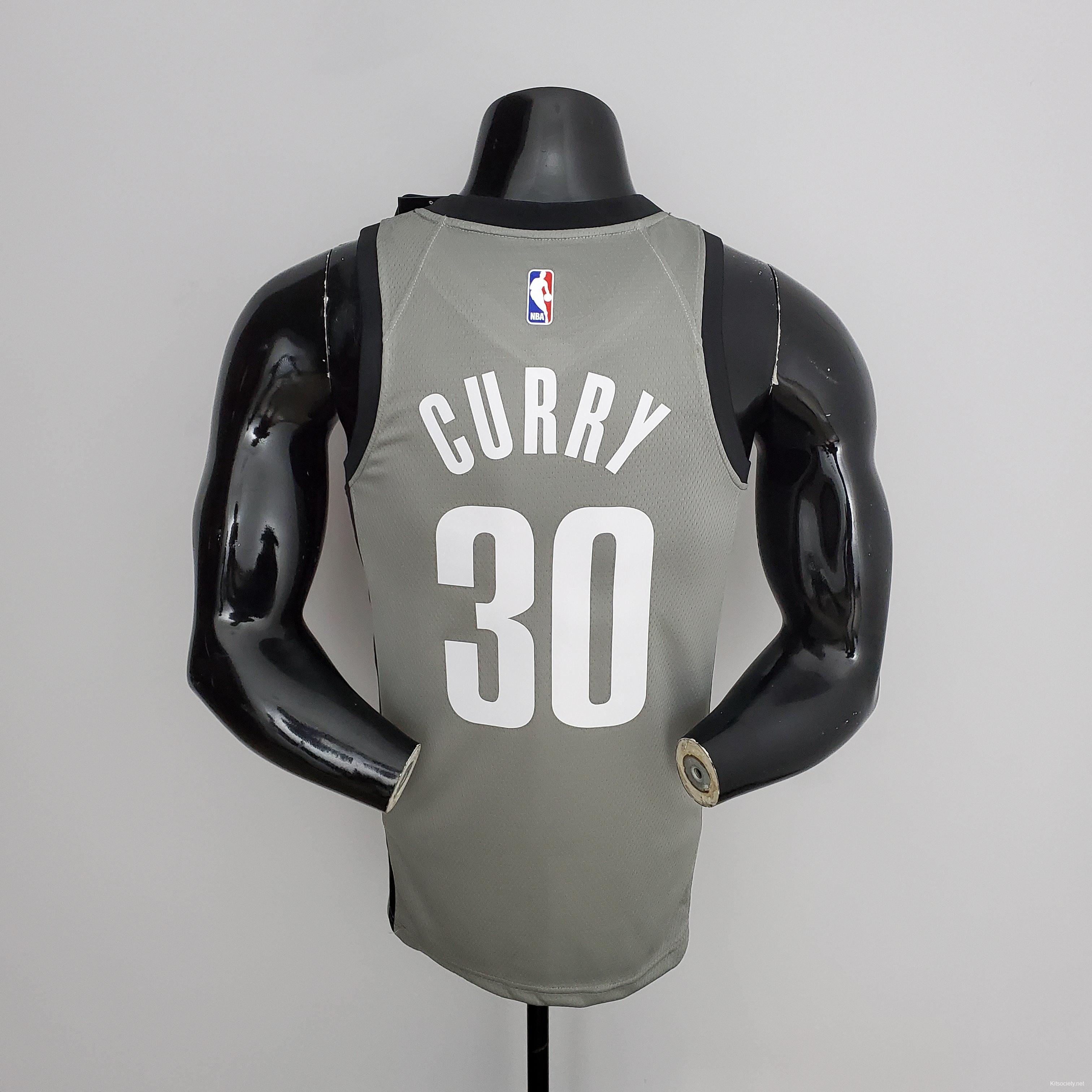 NBA 75th Anniversary Curry #30 Nets White Jersey - Kitsociety