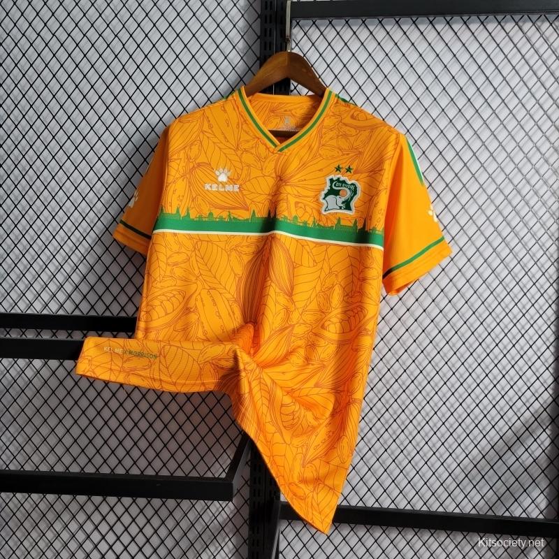 23-24 AFC Richmond Away Orange Soccer Jersey - Kitsociety