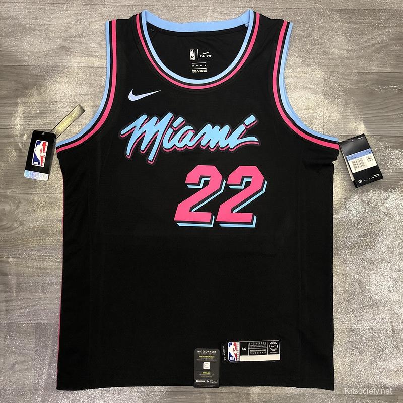 Jimmy Butler Miami Heat #22 New City Edition Vice Versa — GR Jerseys