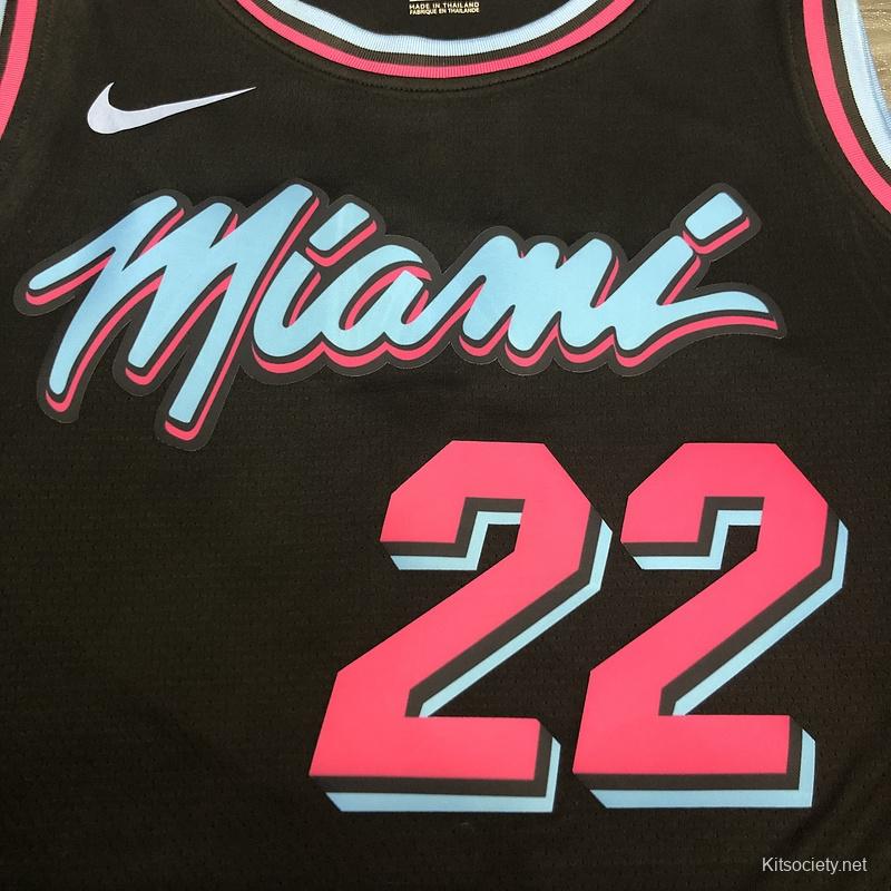 Jimmy Butler Miami Heat Nike City Edition Name & Number Performance T-Shirt  - Black