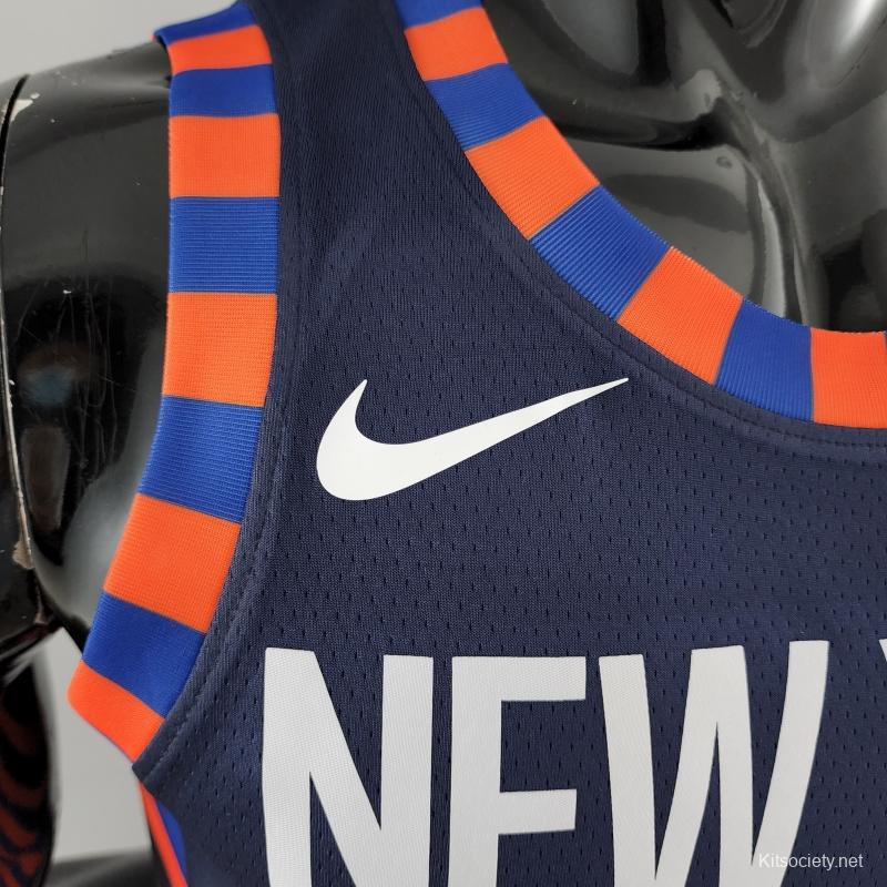 75th Anniversary Anthony #7 New York Knicks White NBA Jersey - Kitsociety