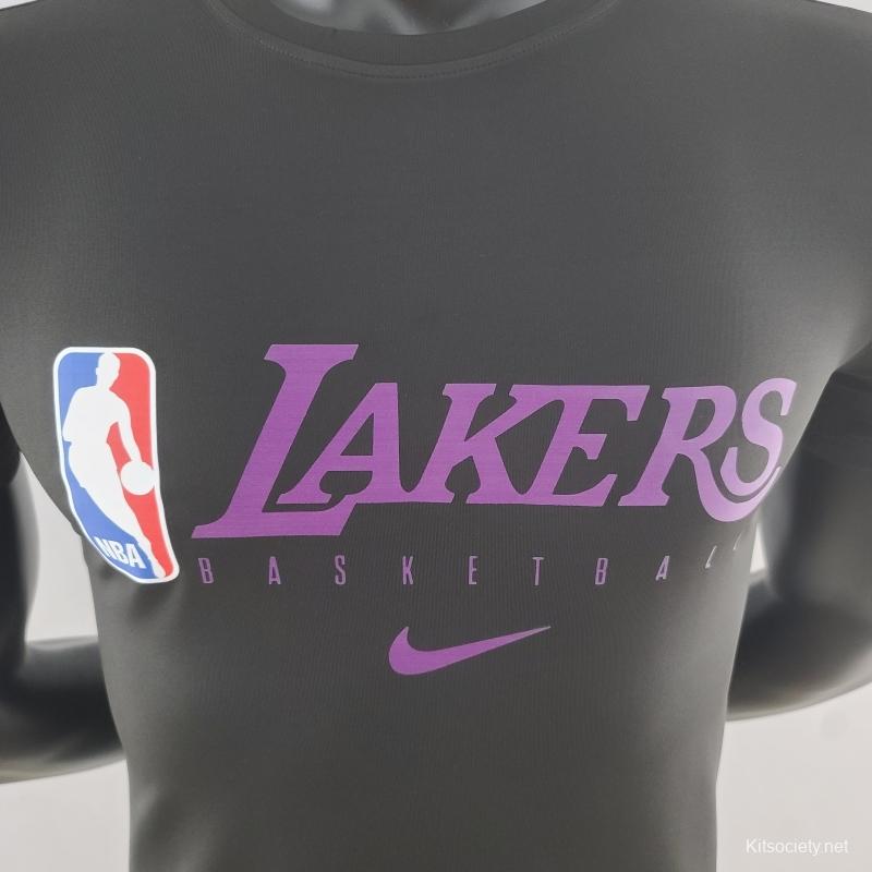 2022 NBA Lakers Black T-Shirts #K000222 - Kitsociety