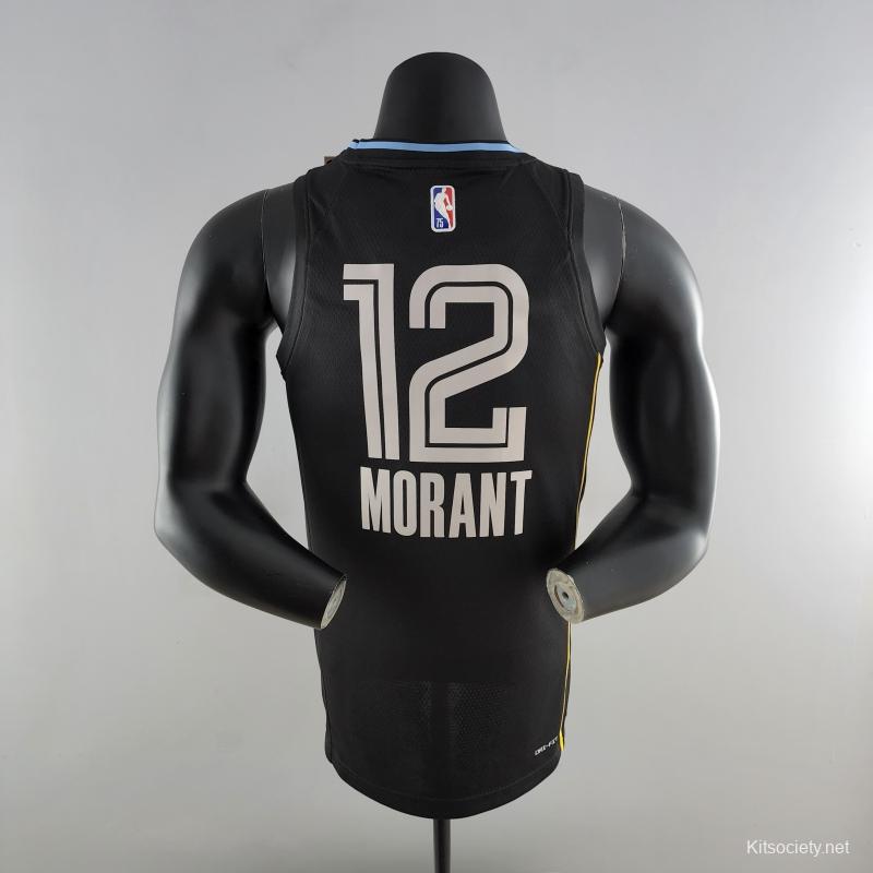 Men's Memphis Grizzlies #12 Ja Morant Golden Edition Jersey - Black -  Pagift Store