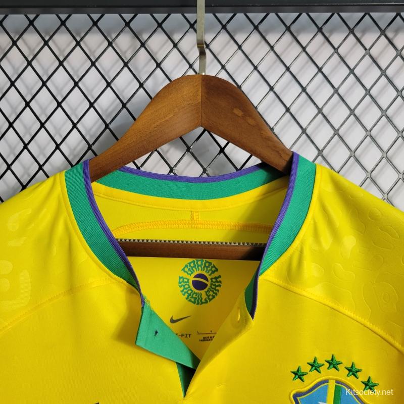 2022 Brazil Home Club World Cup National Team Soccer Jersey - Kitsociety